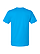 Unisex Fine Jersey T-Shirt Turquoise Ghosted Back View