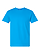 Unisex Fine Jersey T-Shirt Turquoise Ghosted Front View