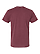 Unisex Fine Jersey T-Shirt Vintage Burgundy Ghosted Back View