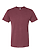 Unisex Fine Jersey T-Shirt Vintage Burgundy Ghosted Front View