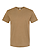 Unisex Fine Jersey T-Shirt Vintage Coyote Brown Ghosted Front View