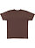 Unisex Fine Jersey T-Shirt Vintage Chocolate 1 Back