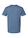 Unisex Fine Jersey T-Shirt Vintage Indigo Ghosted Back View