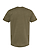 Unisex Fine Jersey T-Shirt Vintage Military Green Ghosted Back View
