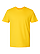 Unisex Fine Jersey T-Shirt Yellow Ghosted Front View
