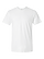 Eco-Friendly CVC T-Shirt White Ghosted Front View
