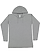 UNISEX LNG SLV RAGLAN HOOD TEE Heather 1