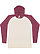 Hooded Long Sleeve Shirt Ntrl Heather/Vn Burgundy/Ntrl 1