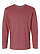 Long Sleeve Fine Jersey Shirt Rouge Ghosted Front View