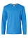 Long Sleeve Fine Jersey Shirt Tradewind Ghosted Front View