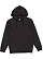 Pullover Fleece Hoodie Black Leopard 1