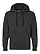 Pullover Fleece Hoodie Black Leopard Ghosted Front View