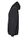 Pullover Fleece Hoodie Black Ghosted Side View