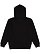 Pullover Fleece Hoodie Black 1 Back