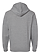 Pullover Fleece Hoodie Granite Heather Ghosted Back View