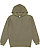 Pullover Fleece Hoodie Military Green 1
