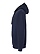 Pullover Fleece Hoodie Navy Ghosted Side View