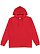 Pullover Fleece Hoodie Red 1
