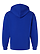 Pullover Fleece Hoodie Royal Ghosted Back View