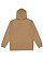 Full Zip Fleece Hoodie Coyote Brown 1 BACK