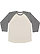 Baseball Fine Jersey Shirt Natural Heather/Grnite Heather 1