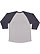 Baseball Fine Jersey Shirt Vintage Heather/Vintage Navy 1 Back
