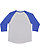 Baseball Fine Jersey Shirt Vintage Heather/Vintage Royal 1 Back
