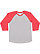 Baseball Fine Jersey Shirt Vintage Heather/Vintage Red 1