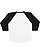 Baseball Fine Jersey Shirt White/Black 1 Back