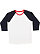 Baseball Fine Jersey Shirt White/Navy/Red 1