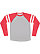 Unisex Gameday Mashup Lng Slv Vn Heather/Vn Red/Blnded Wht 1