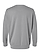 Unisex Vintage Wash Sweatshirt Washed Gray Ghosted Back View