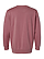 Unisex Vintage Wash Sweatshirt Washed Rouge Ghosted Back View