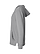Pullover Vintage Wash Hoodie Washed Gray Ghosted Side View
