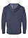 Pullover Vintage Wash Hoodie Washed Navy Ghosted Back View