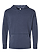 Pullover Vintage Wash Hoodie Washed Navy Ghosted Front View