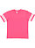 Football Fine Jersey T-Shirt Vintage Hot Pink/Blended White 1
