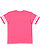 Football Fine Jersey T-Shirt Vintage Hot Pink/Blended White 1 Back