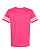 Football Fine Jersey T-Shirt Vintage Hot Pink/Blended White Ghosted Front View