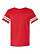 Football Fine Jersey T-Shirt Vintage Red/Blended White Ghosted Front View