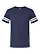 Football Fine Jersey T-Shirt VN True Navy/Blended White Ghosted Front View