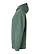Unisex Luxury Heavy Hoodie Basil Ghosted Side View