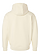Unisex Luxury Heavy Hoodie Natural Ghosted Back View